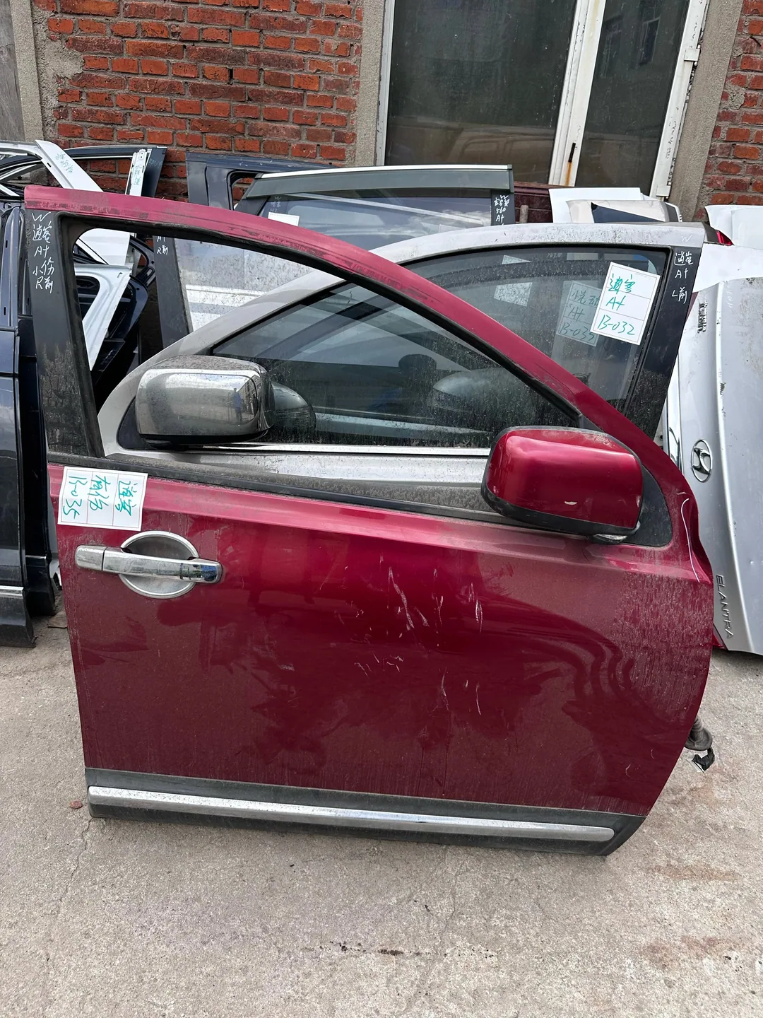 Qashqai · Pintu depan kanan · rosak